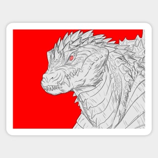 Godzilla Sticker